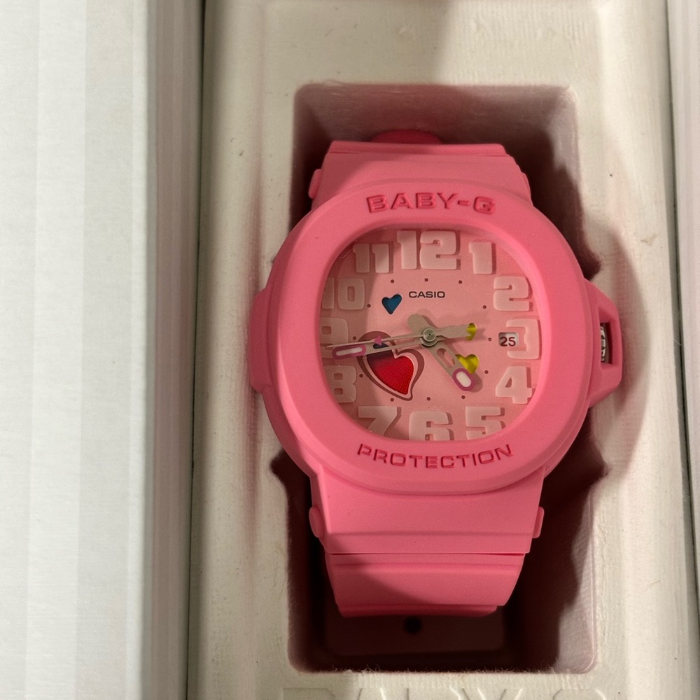 Casio Baby-G Pink Heart Watch